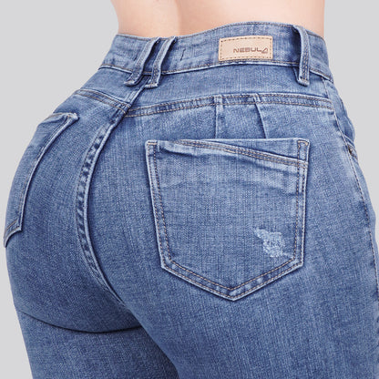 Jeans Skinny Tiro Alto 25290