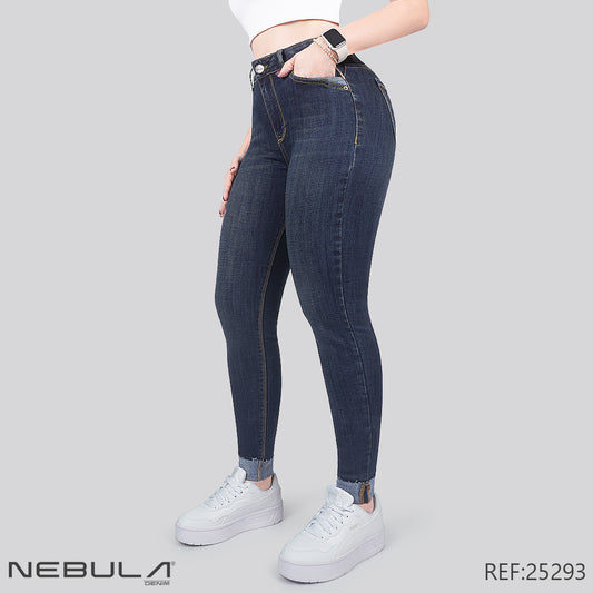 Jeans Skinny Tiro Alto 25293