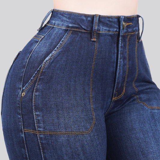 Jeans Skinny Tiro Alto 25295