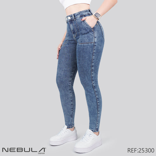 Jeans Skinny Tiro Alto 25300