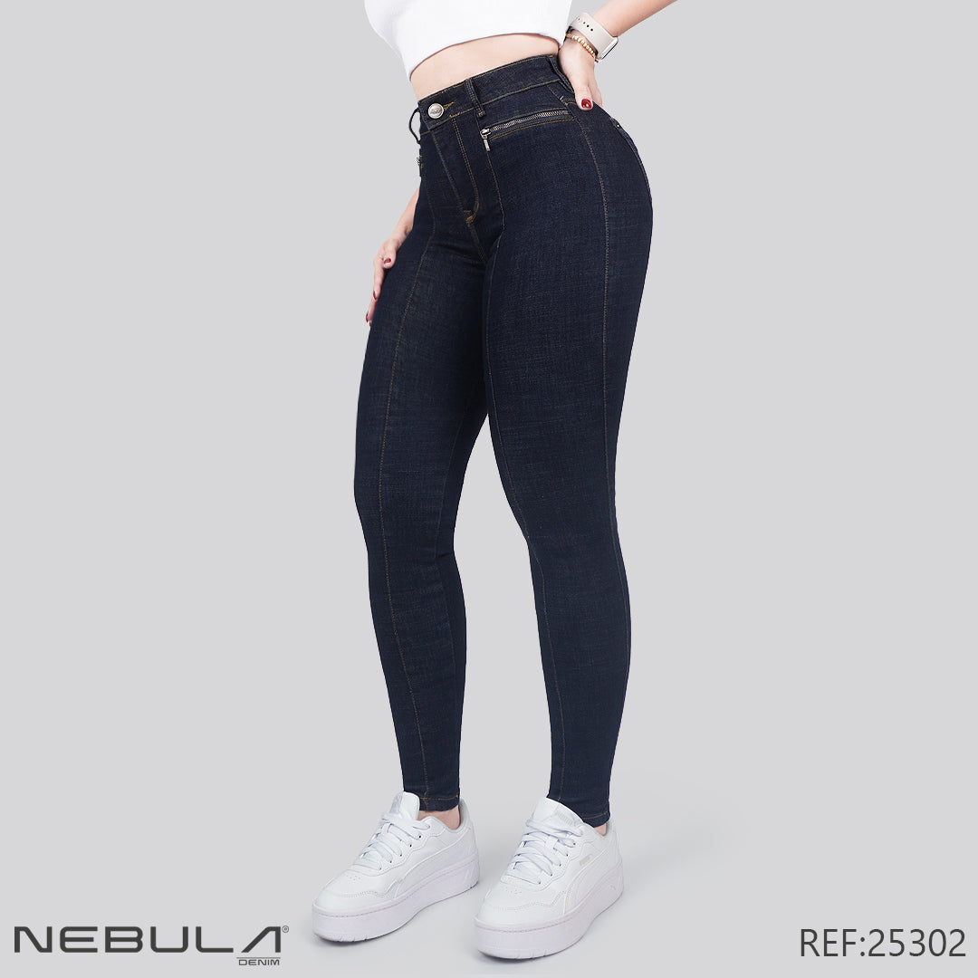 Jeans Skinny Tiro Alto 25302