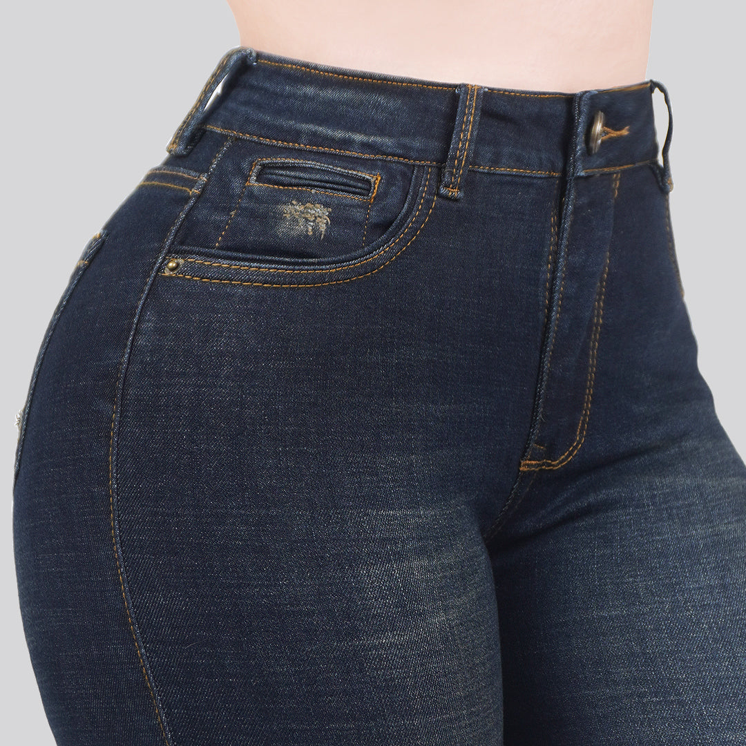 Jeans Skinny Tiro Alto 25303