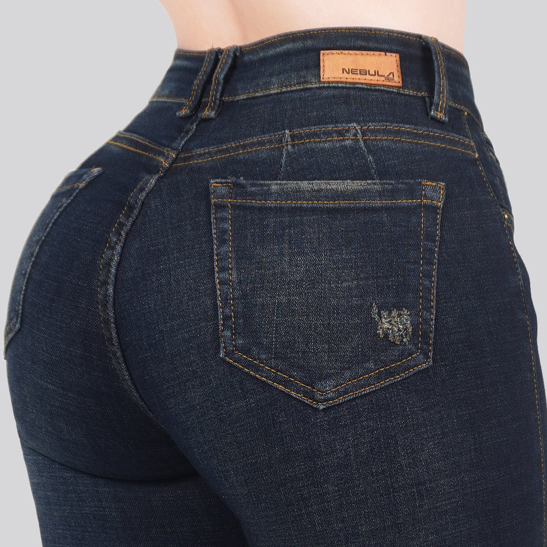 Jeans Skinny Tiro Alto 25303