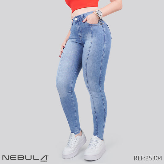 Jeans Skinny Tiro Alto 25304