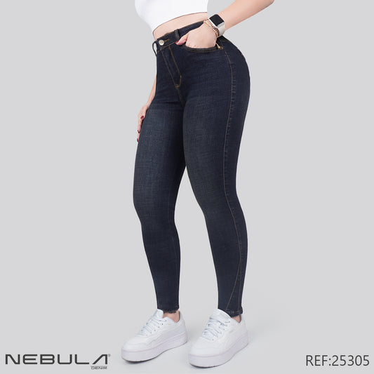 Jeans Skinny Tiro Alto 25305