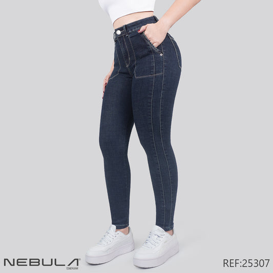 Jeans Skinny Tiro Alto 25307