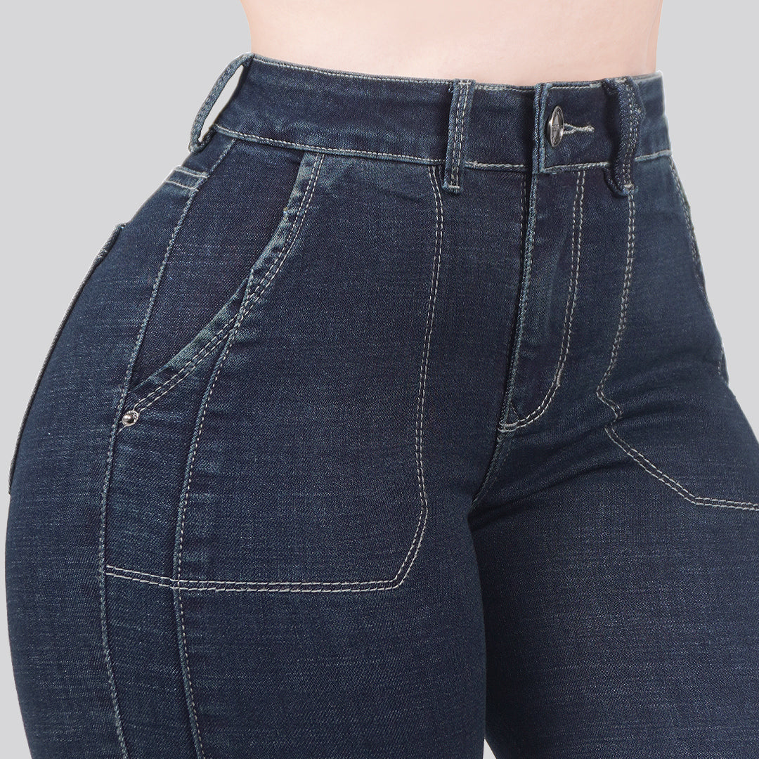 Jeans Skinny Tiro Alto 25307