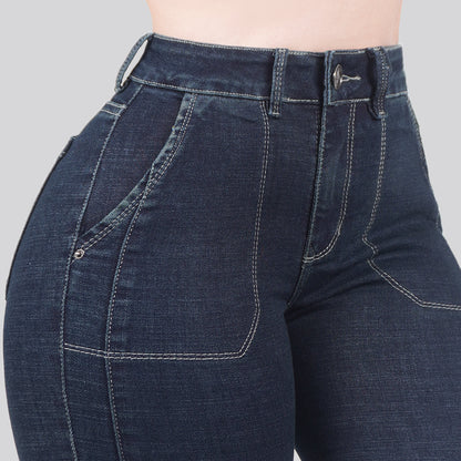 Jeans Skinny Tiro Alto 25307