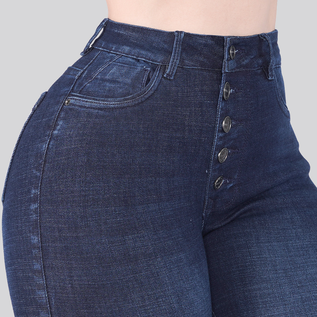Jeans Skinny Tiro Alto 25309
