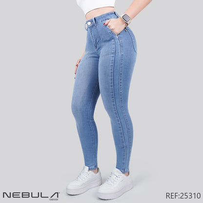 Jeans Skinny Tiro Alto 25310
