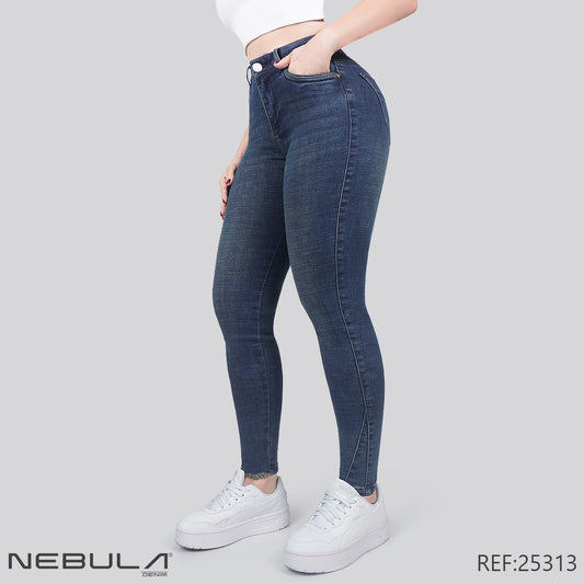 Jeans Skinny Tiro Alto 25313