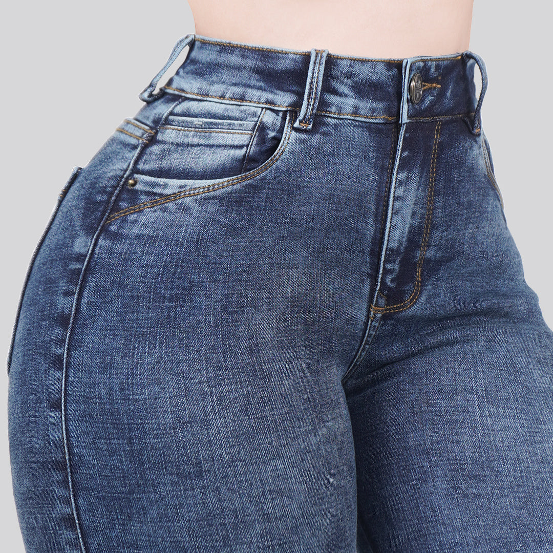 Jeans Skinny Tiro Alto 25316