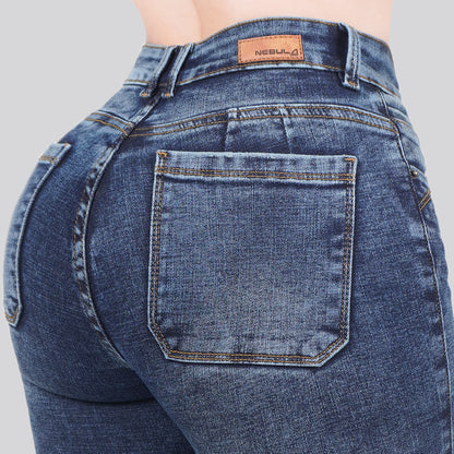 Jeans Skinny Tiro Alto 25316