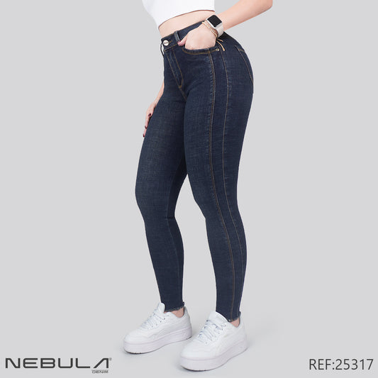 Jeans Skinny Tiro Alto 25317