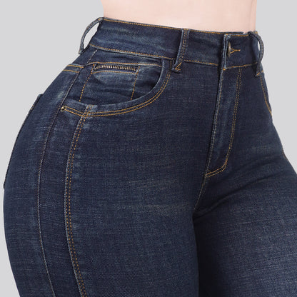 Jeans Skinny Tiro Alto 25317