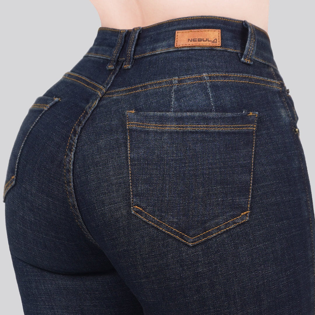 Jeans Skinny Tiro Alto 25317