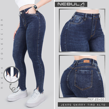 Jeans Skinny Tiro Alto 25400