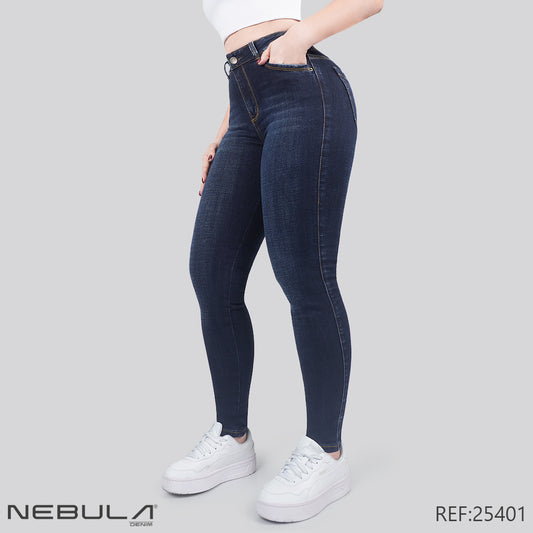 Jeans Skinny Tiro Alto 25401