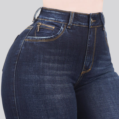Jeans Skinny Tiro Alto 25401