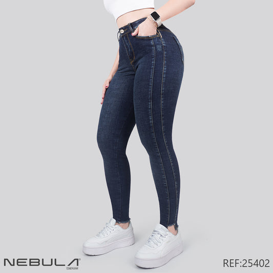 Jeans Skinny Tiro Alto 25402