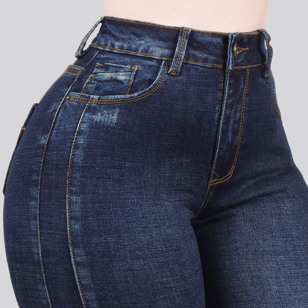 Jeans Skinny Tiro Alto 25402
