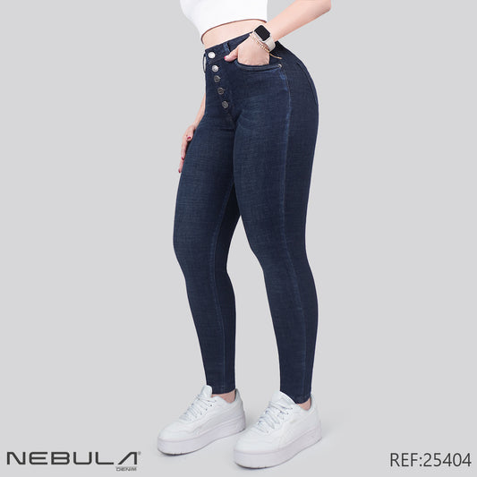 Jeans Skinny Tiro Alto 25404