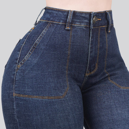 Jeans Skinny Tiro Alto 25406