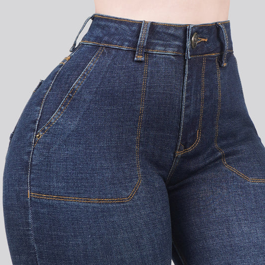 Jeans Skinny Tiro Alto 25406