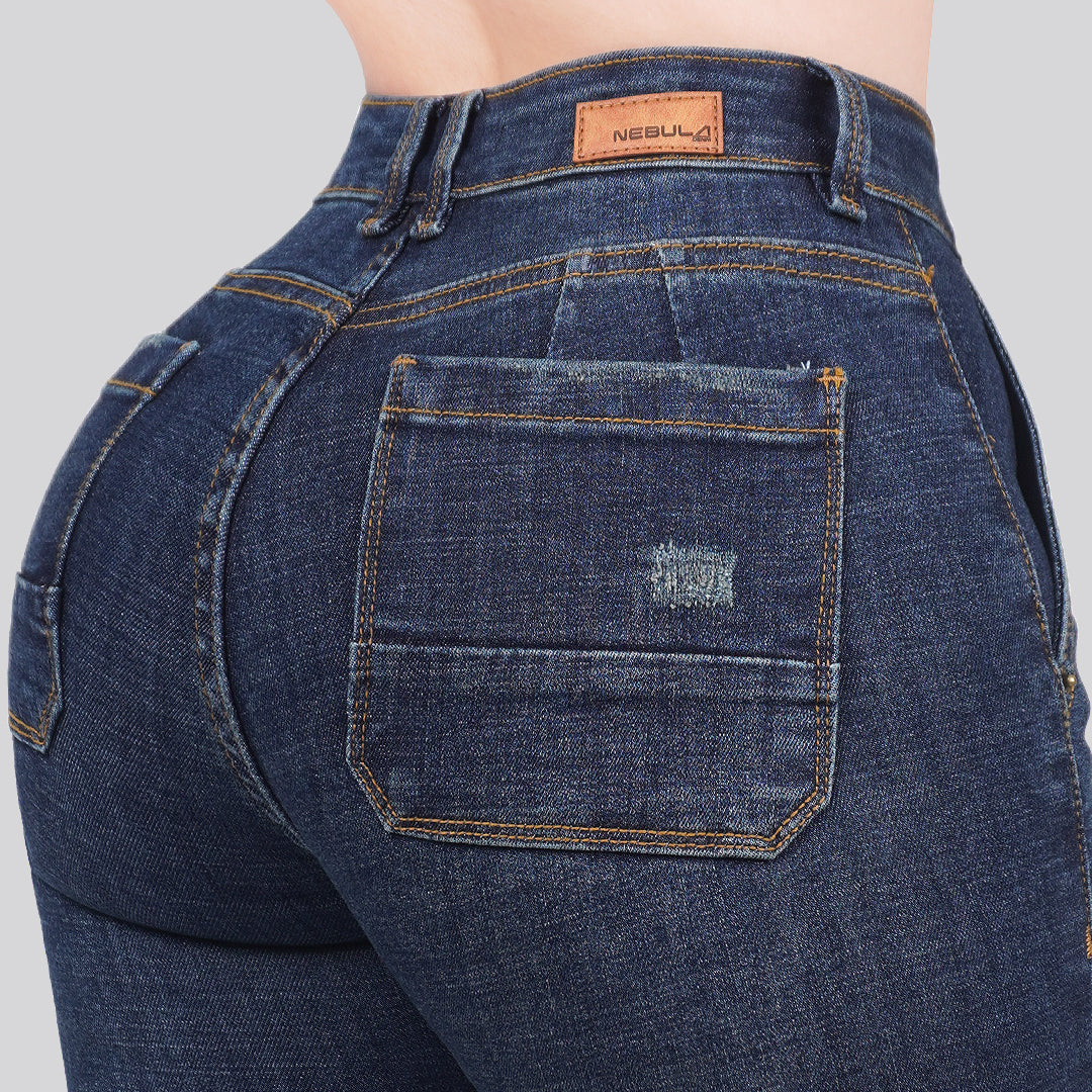 Jeans Skinny Tiro Alto 25406