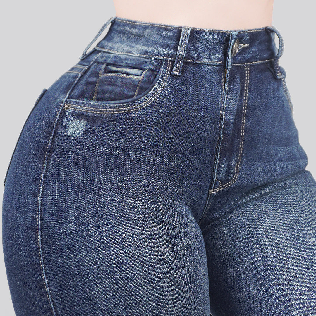 Jeans Skinny Tiro Alto 25408