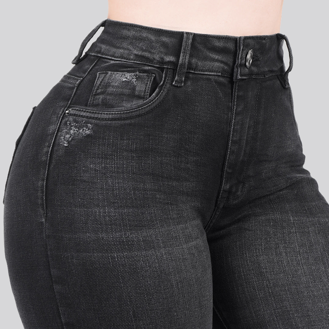 Jeans Skinny Tiro Alto 25415