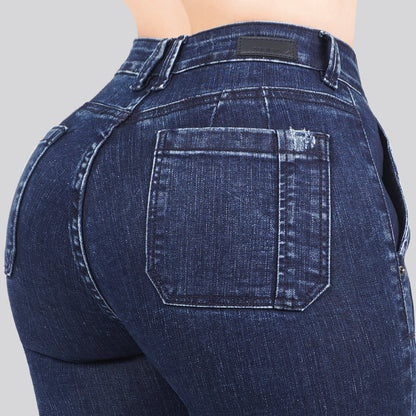 Jeans Skinny Tiro Alto 25418