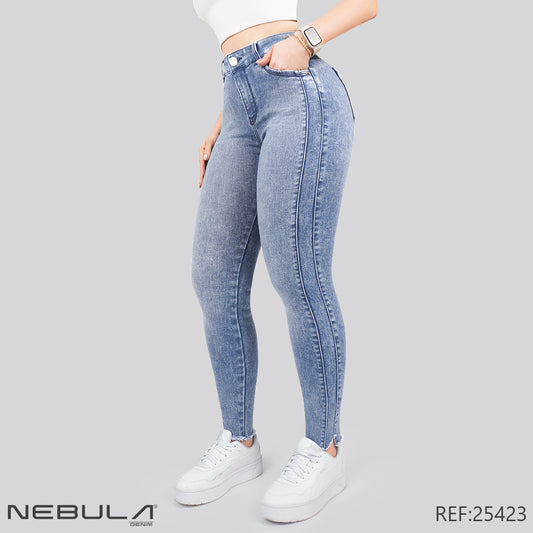 Jeans Skinny Tiro Alto 25423