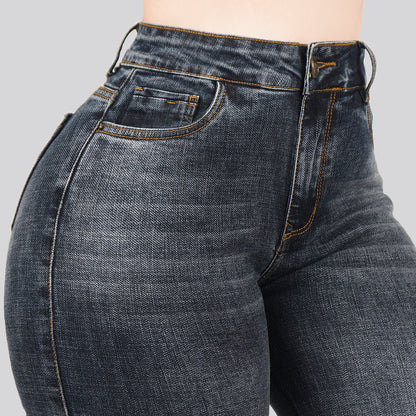 Jeans Skinny Tiro Alto 25427