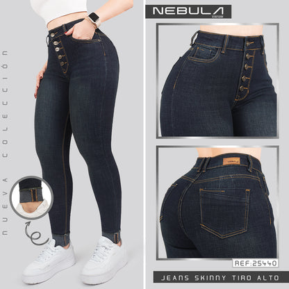 Jeans Skinny Tiro Alto 25440