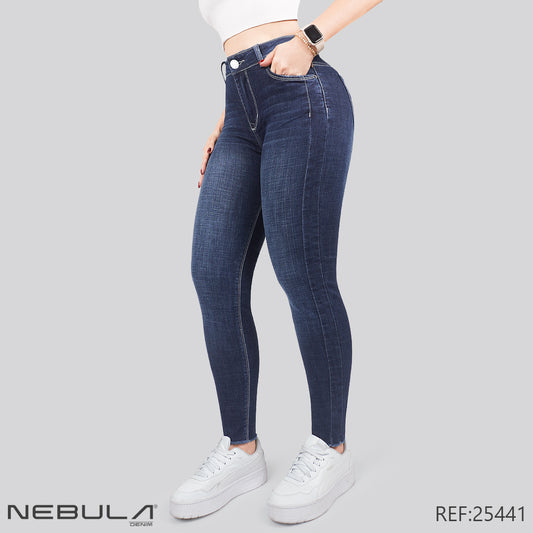 Jeans Skinny Tiro Alto 25441