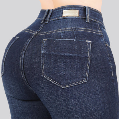 Jeans Skinny Tiro Alto 25441
