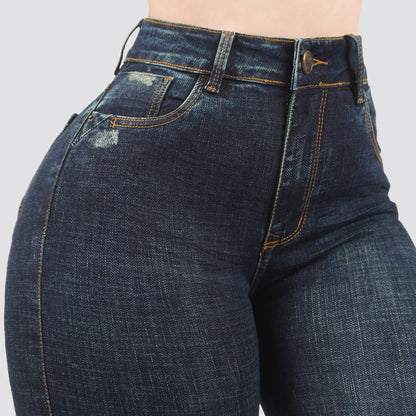Jeans Skinny Tiro Alto 25446