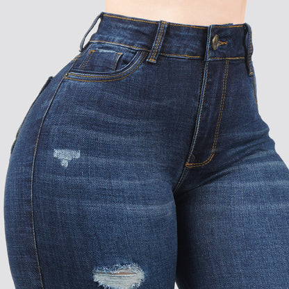 Jeans Skinny Tiro Alto 25452