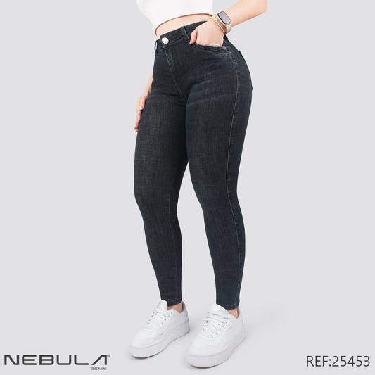 Jeans Skinny Tiro Alto 25453