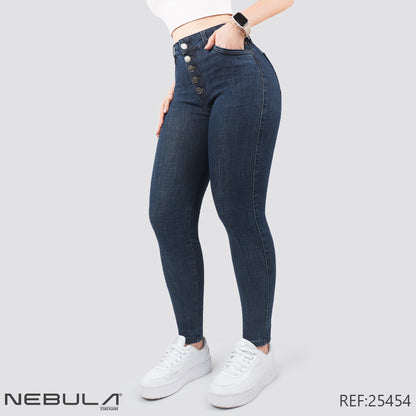 Jeans Skinny Tiro Alto 25454