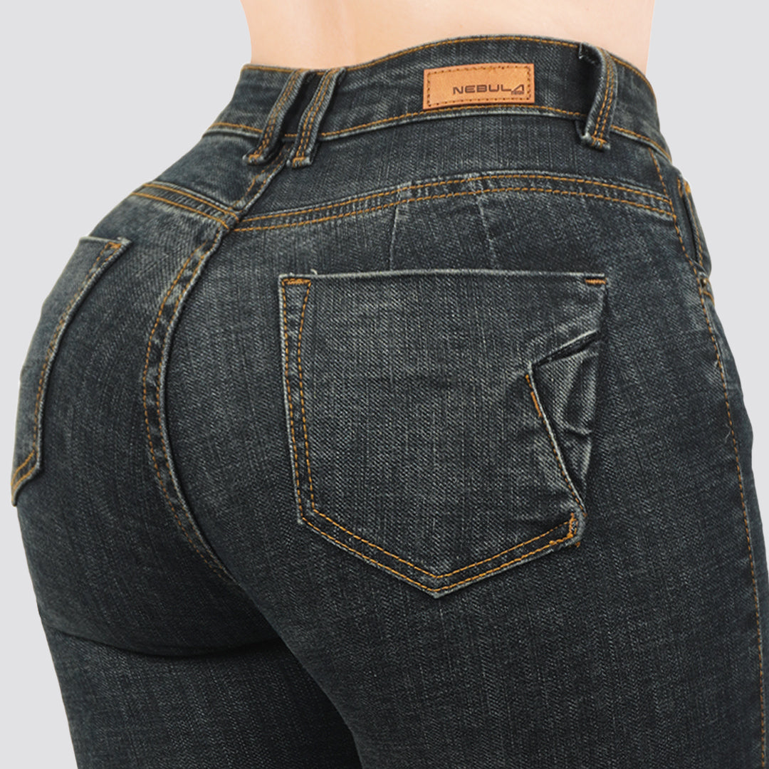 Jeans Skinny Tiro Alto 25456
