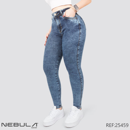 Jeans Skinny Tiro Alto 25459