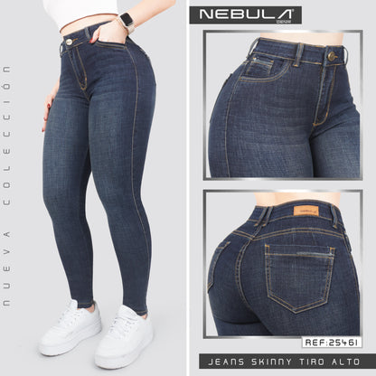 Jeans Skinny Tiro Alto 25461