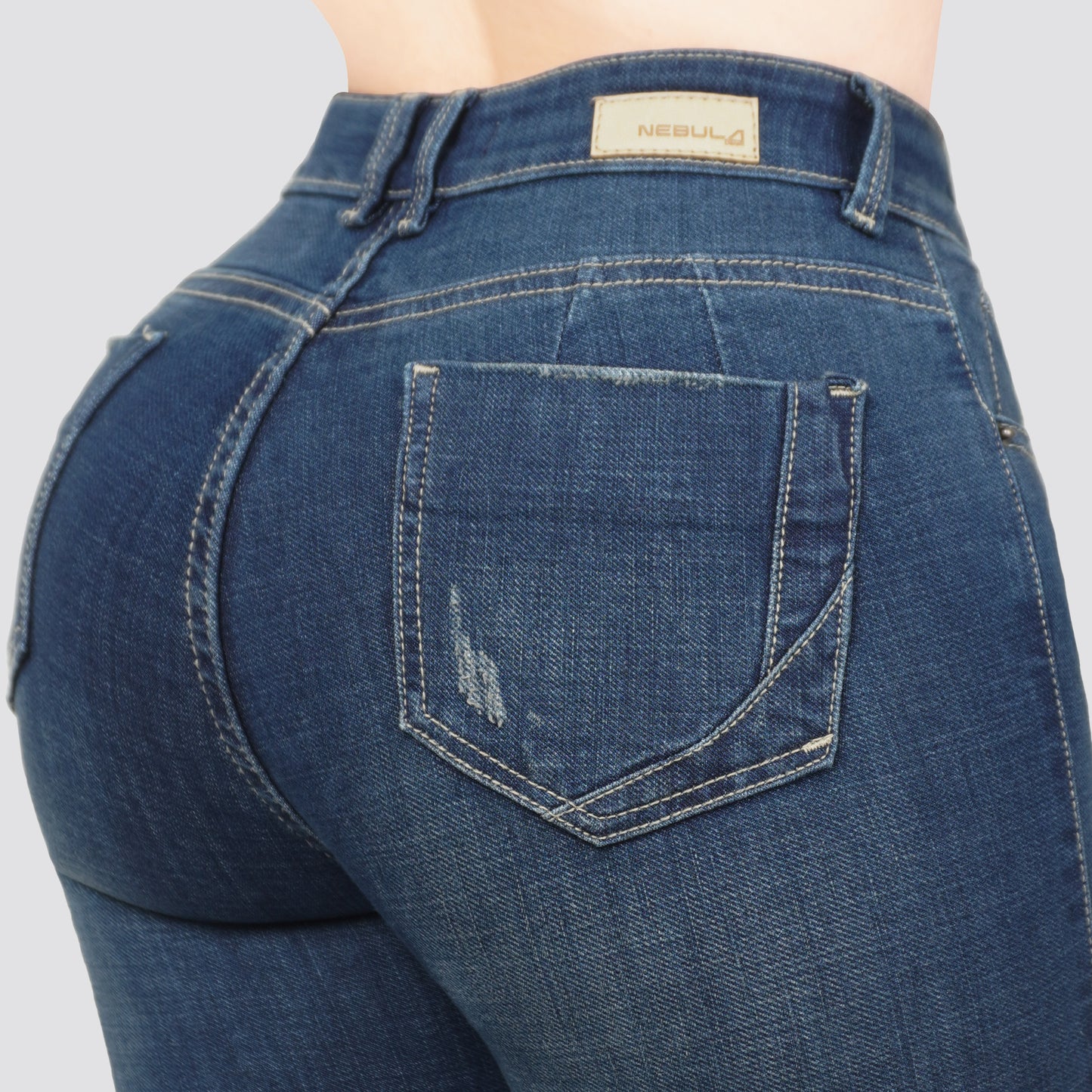 Jeans Skinny Tiro Alto 25465