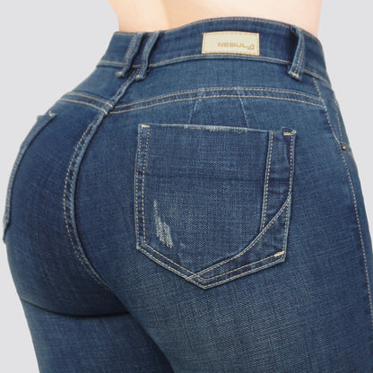 Jeans Skinny Tiro Alto 25465