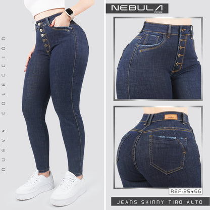 Jeans Skinny Tiro Alto 25466