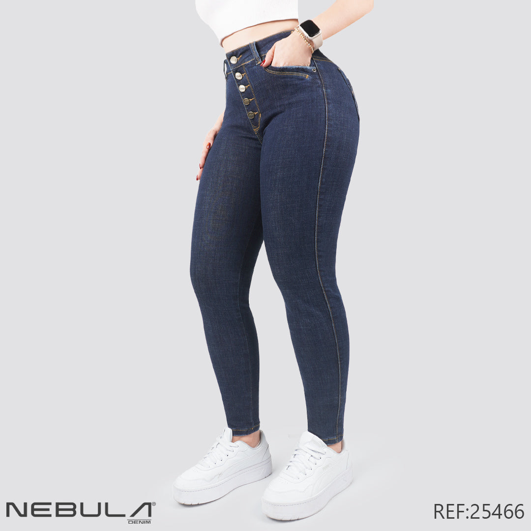 Jeans Skinny Tiro Alto 25466