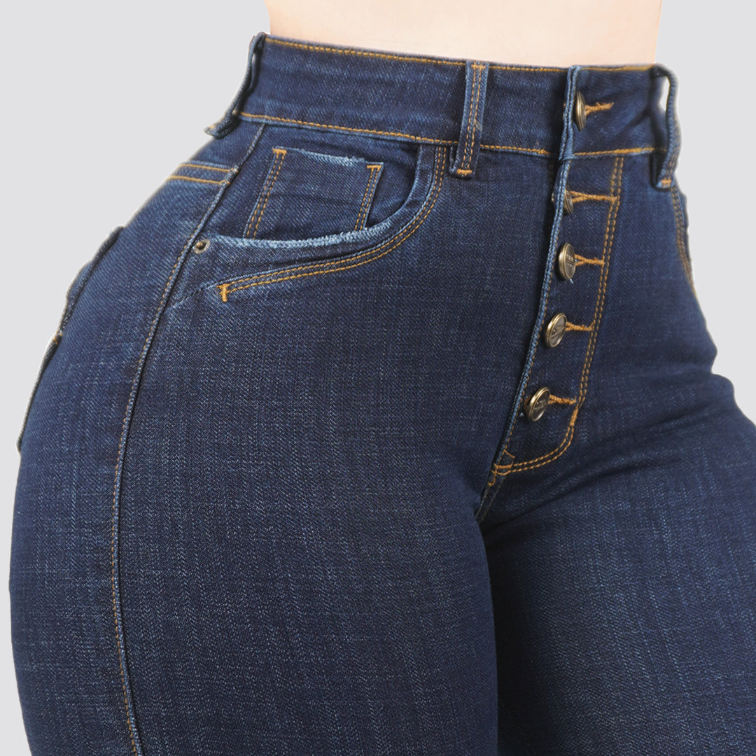 Jeans Skinny Tiro Alto 25466