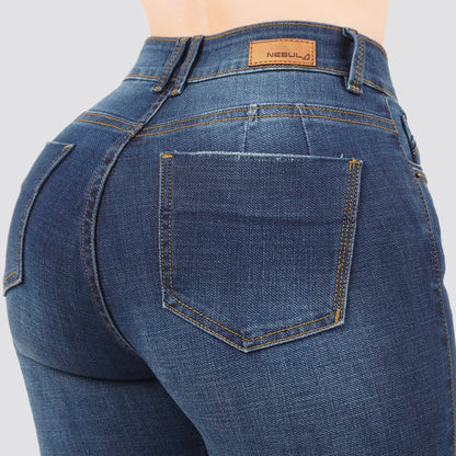 Jeans Skinny Tiro Alto 25469